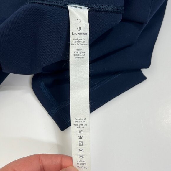 Lululemon Wunder Under Hi-Rise Tight Full-On Luxtreme 28" True Navy - Picture 11 of 12